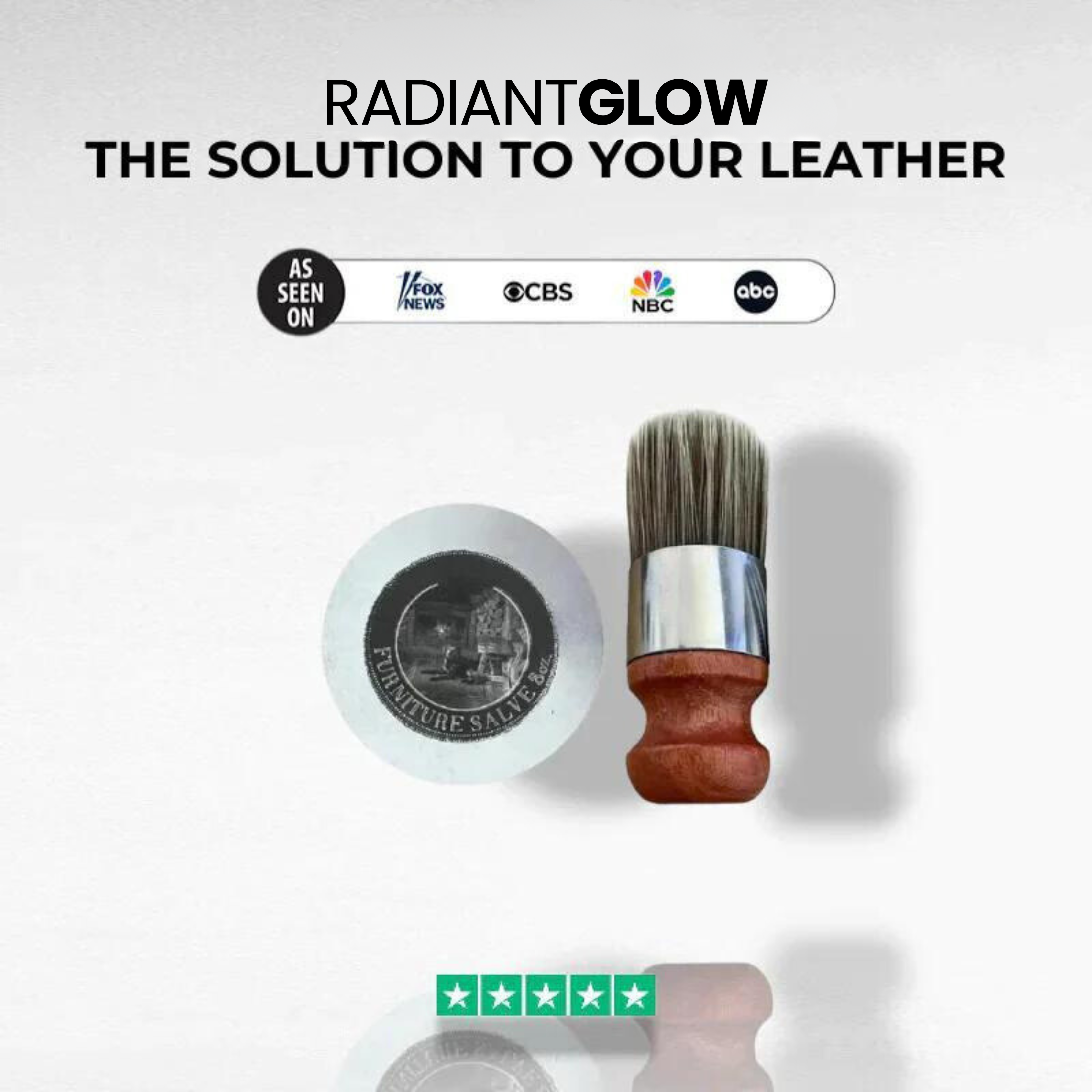 Leather Repair Cream with Free Brushes